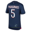 Officiële Voetbalshirt Paris Saint-Germain Marquinhos 5 Thuis 2023-24 - Heren